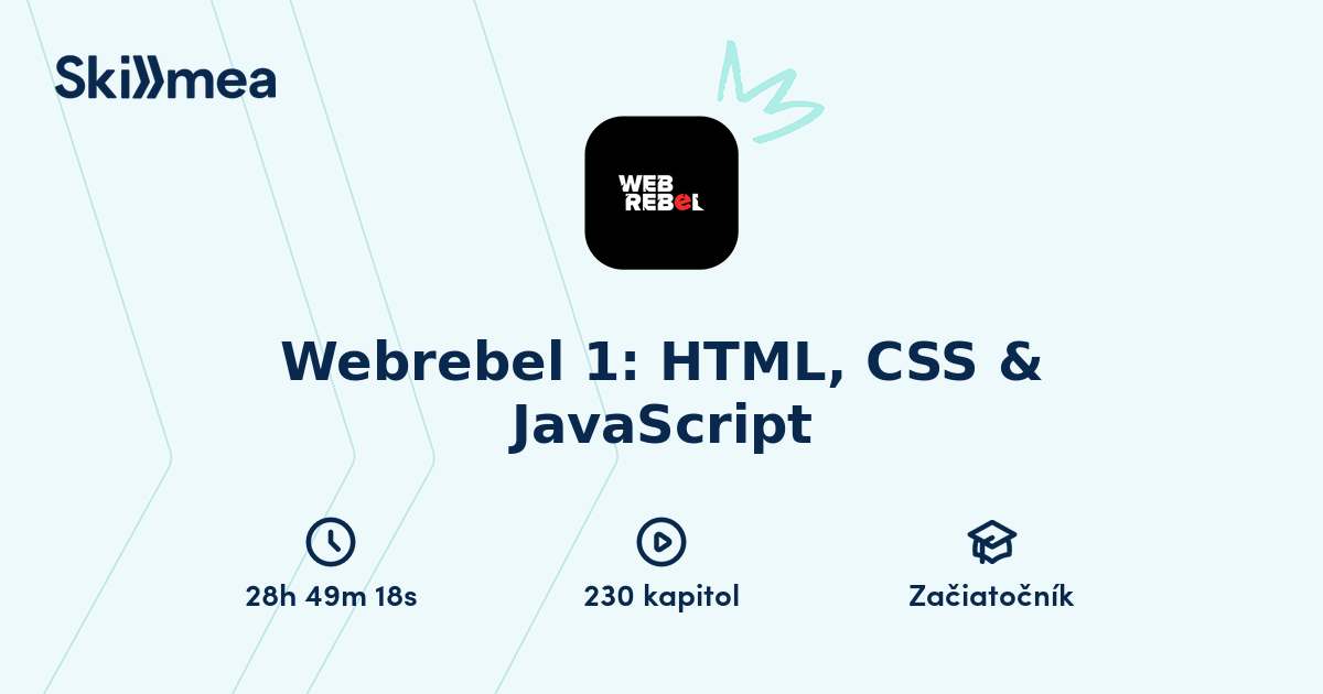 Komplet online kurz HTML, CSS a JavaScript/jQuery | Skillmea