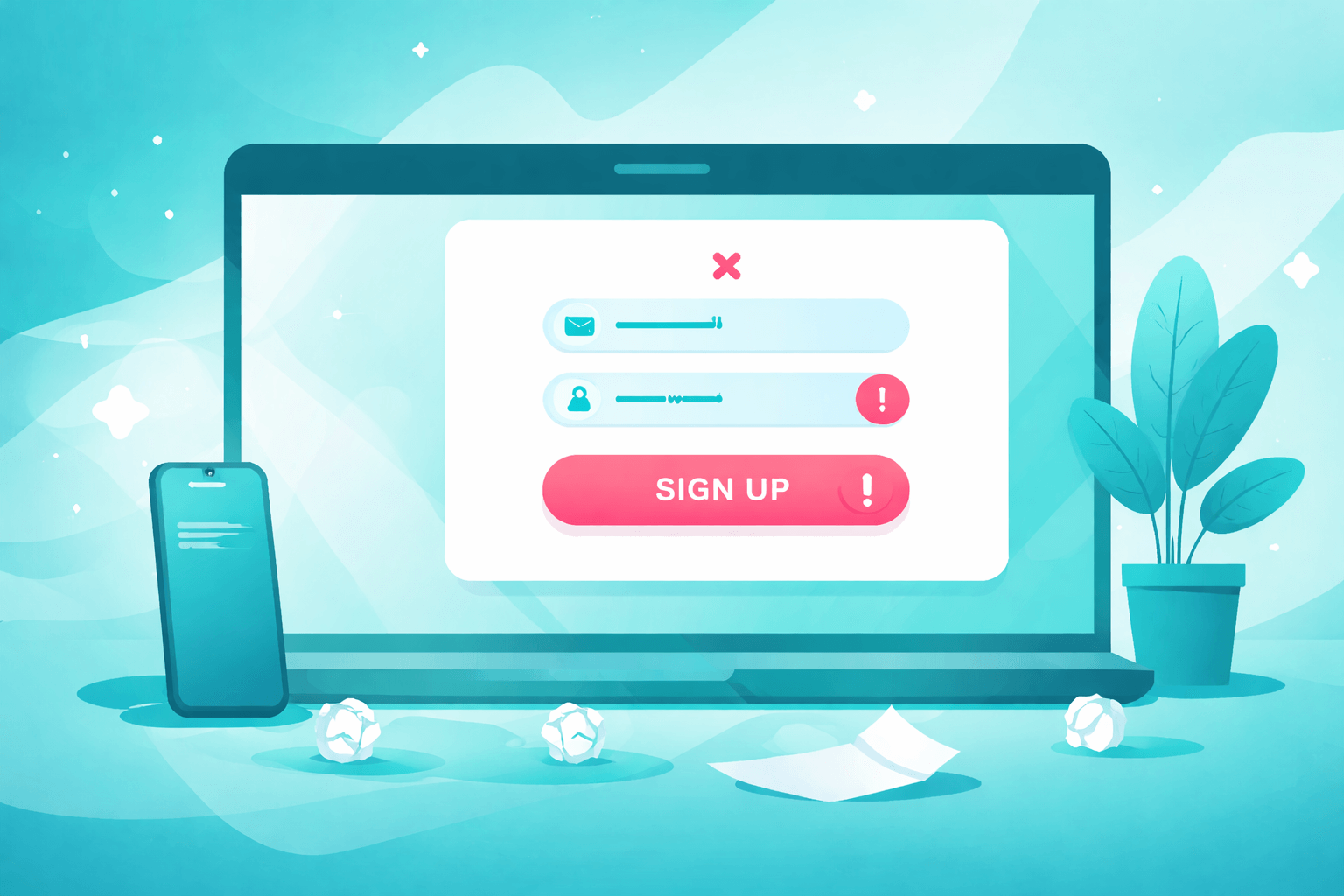 7 důvodů, proč se lidé na vašem webu neregistrují